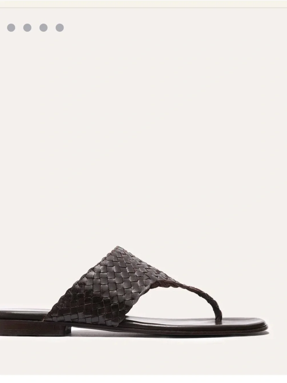 Margaux The Deia in Woven Espresso Leather - Picture 3 of 6